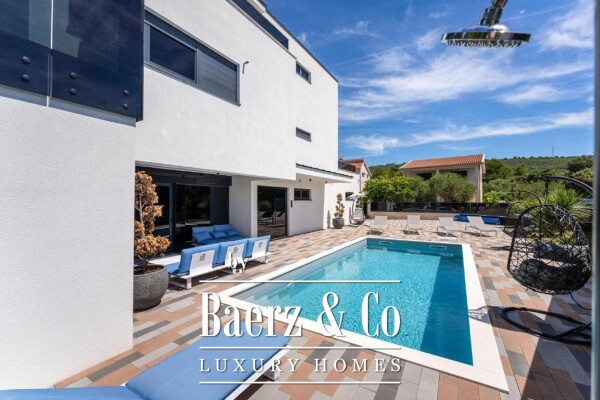 photo 4 Zadar, Sukošan, luxury, modern equipped villa with a sea view