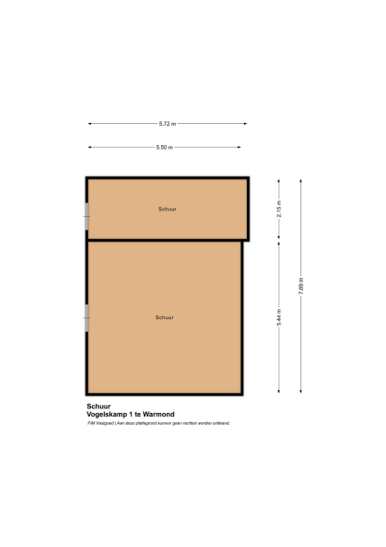 Floor Plan 3 - Vogelskamp 1