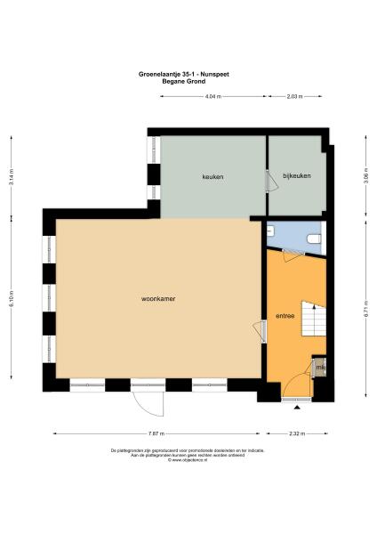 Floor Plan 1 - Groenelaantje 35 a