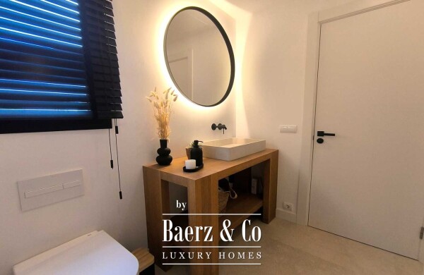 photo 22 EXCLUSIVE LUXURY VILLA ON THE FIRST LINE OF THE SEA IN CIUTADELLA, MENORCA, WITH SWIMMING POOL AND MODERN DESIGN