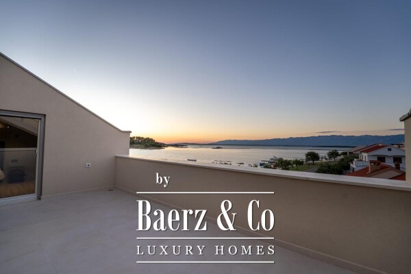 photo 13 Zadar, Nin, modern house with pool, first row by the sea