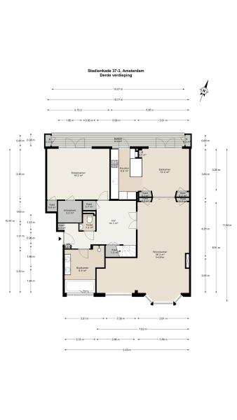 Floor Plan 1 - Stadionkade 37 3