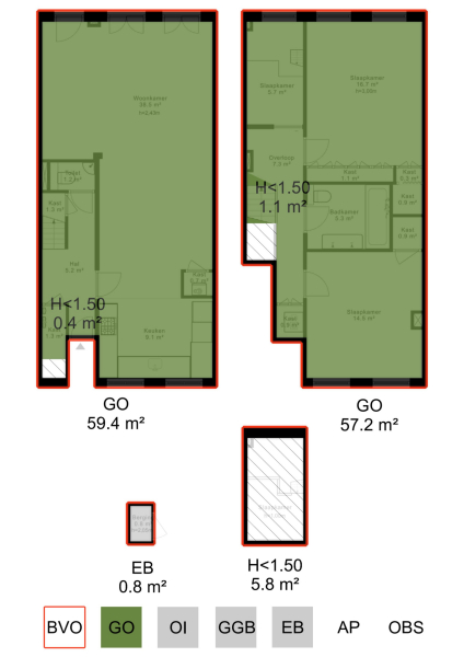 Floor Plan 11 - Vondelkerkstraat 26 O