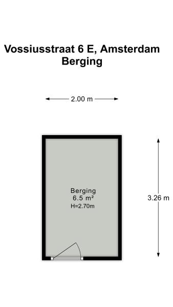 Floor Plan 5 - Vossiusstraat 6 E