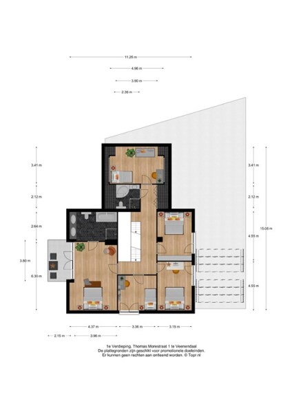 Floor Plan 2 - Thomas Morestraat 1