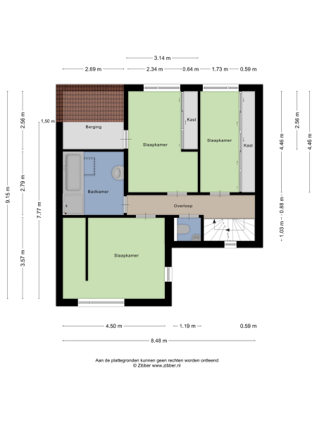 Floor Plan 2 - van Ruysdaellaan 60