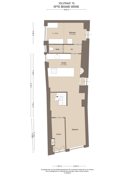 Floor Plan 4 - Tolstraat 21