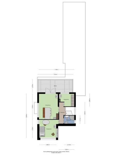 Floor Plan 2 - Kerkewijk 106