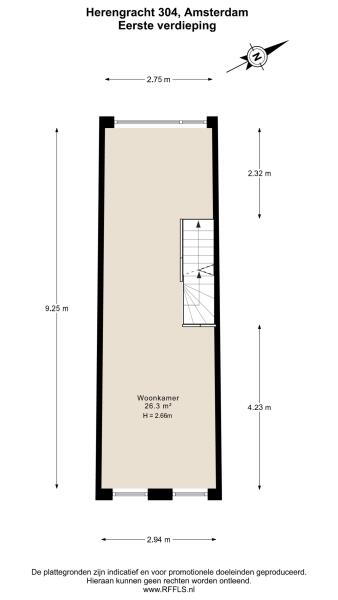 Floor Plan 2 - Herengracht 304