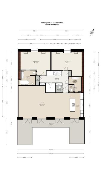 Floor Plan 2 - Hemonylaan 23 F