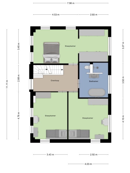 Floor Plan 2 - Korstiaen Bestebroerlaan 46