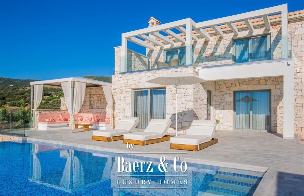 photo 1 Sea-View 3 bedroom Villa with Pool - Agios Nikolaos, Zakynthos
