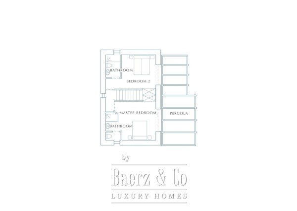 Floor Plan 1 - Sea-View 3 bedroom Villa with Pool - Agios Nikolaos, Zakynthos