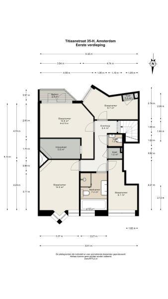 Floor Plan 2 - Titiaanstraat 35 H