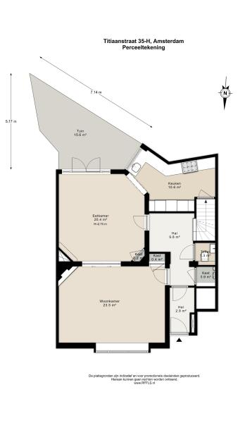 Floor Plan 4 - Titiaanstraat 35 H