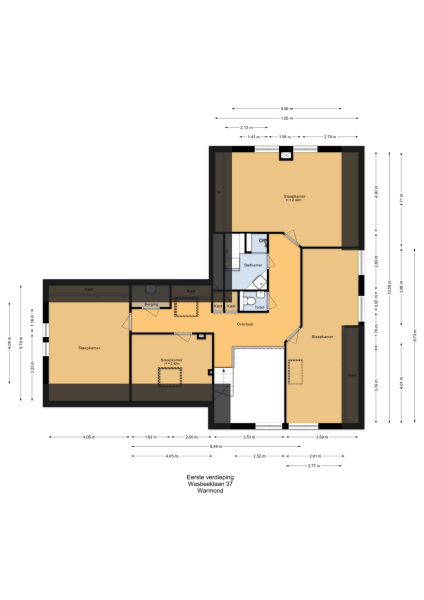 Floor Plan 3 - Wasbeeklaan 37