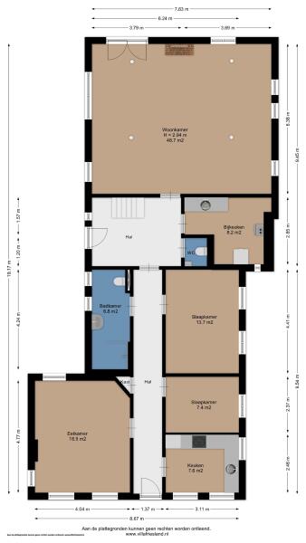 Floor Plan 1 - Nieuweweg 43