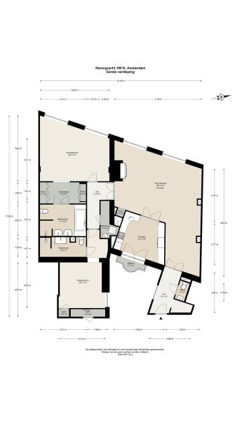 Floor Plan 1 - Herengracht 189 K