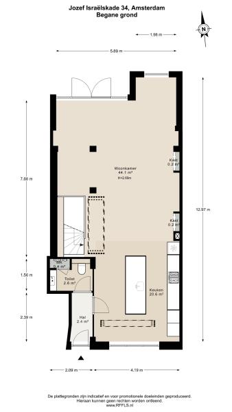 Floor Plan 2 - Jozef Israëlskade 34